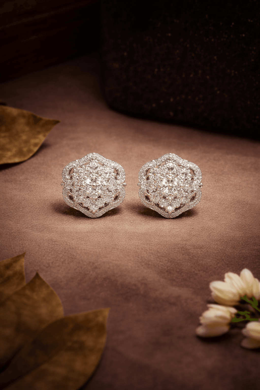 Hexagonal Lattice Diamond Studs