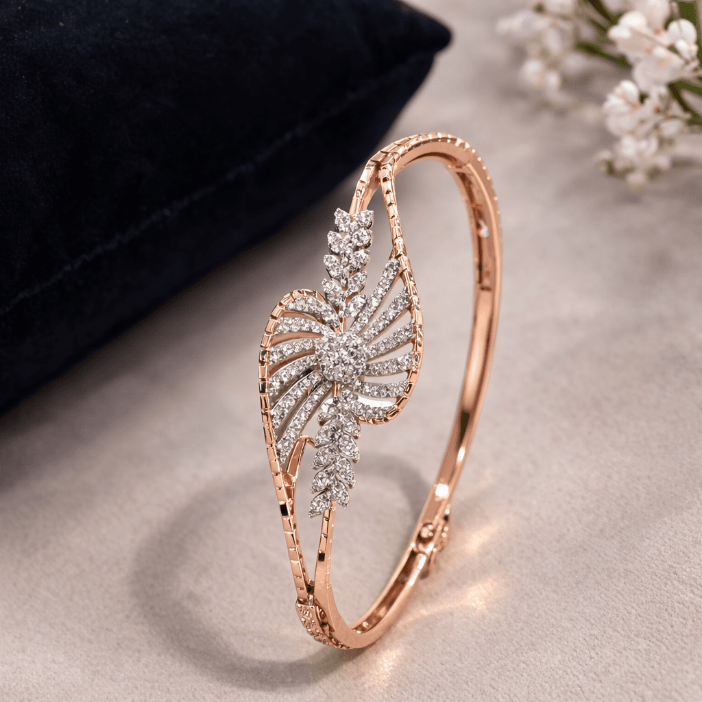 Celestia Leaf Diamond Bracelet