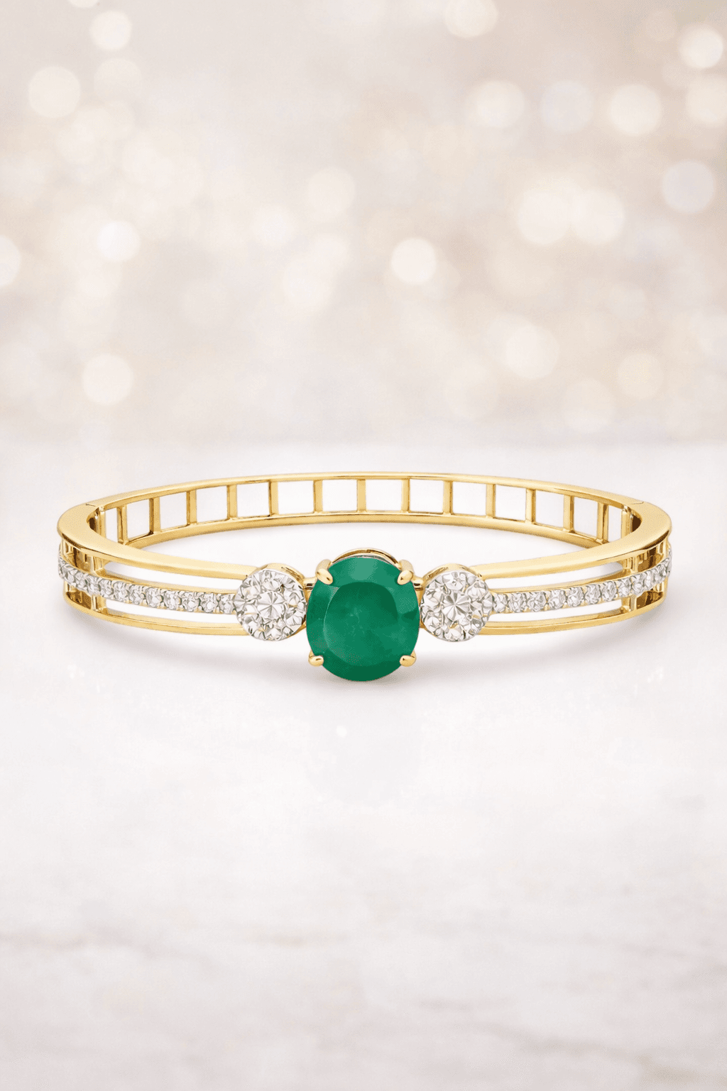 Emerald Radiance Diamond Bracelet view 2