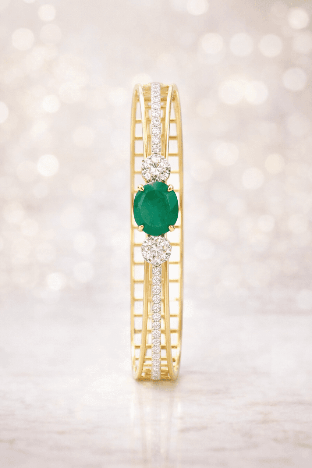 Emerald Radiance Diamond Bracelet