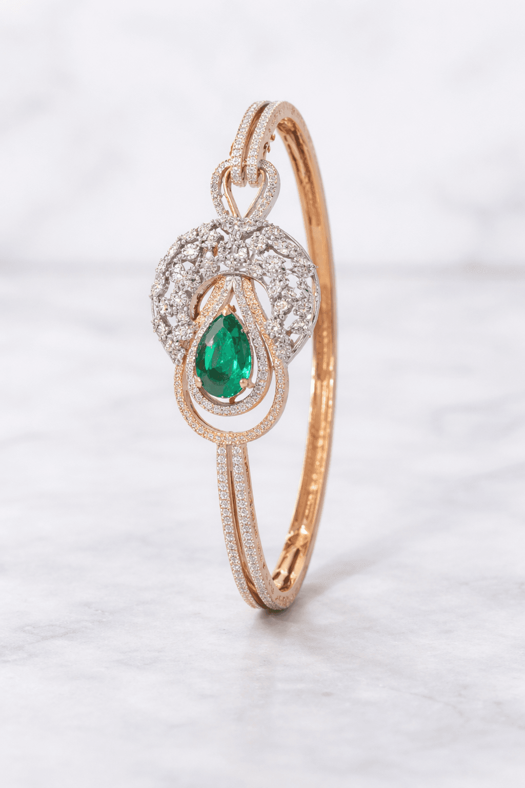 Emerald Royale Diamond Bracelet view 2