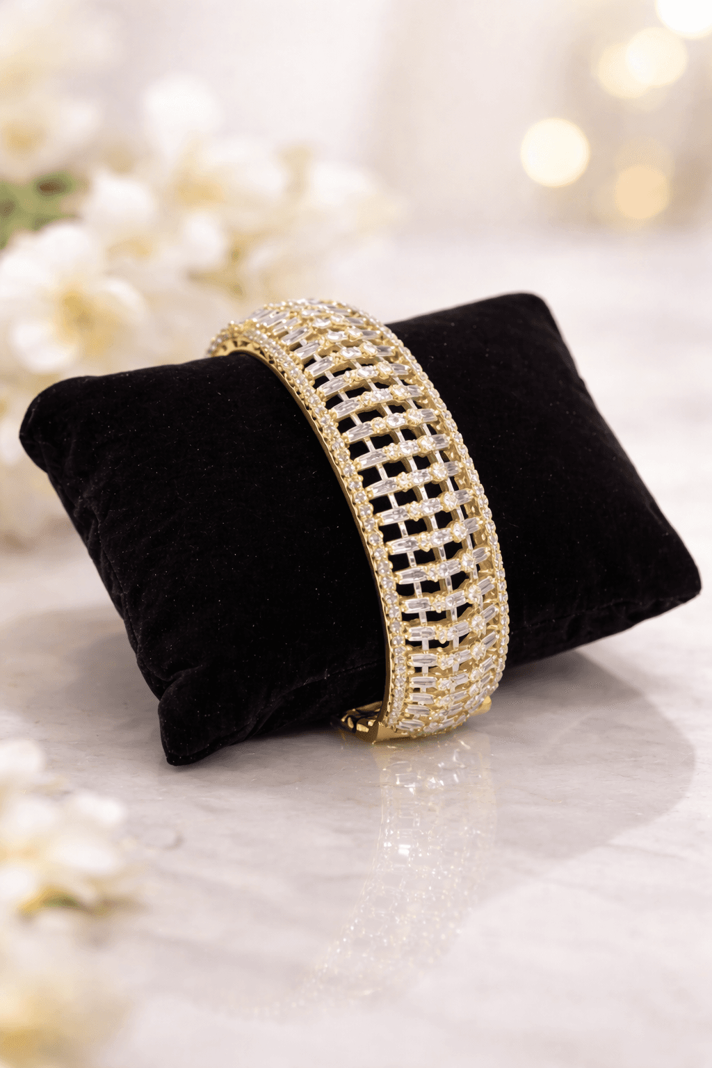 Regal Lattice Diamond Bracelet