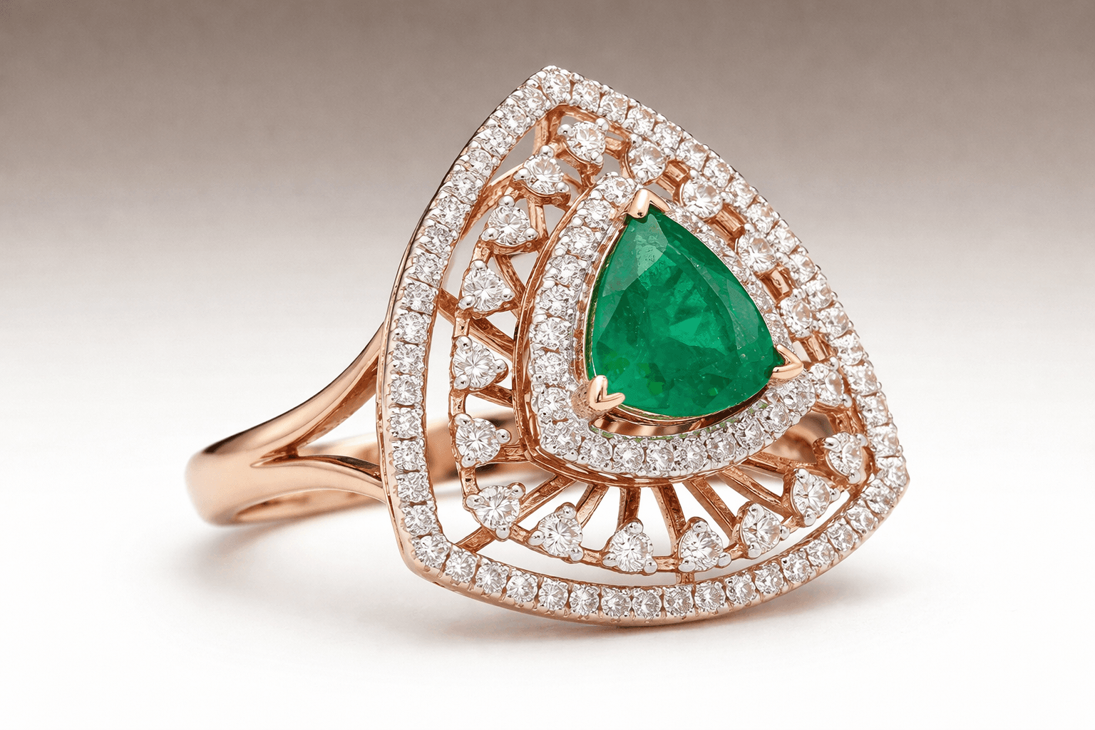 Classic Diamond Cocktail Ring