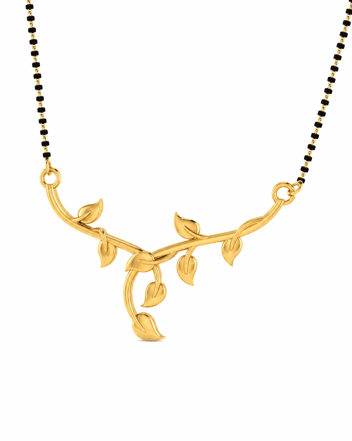 Gurumani Vanya Leaf Mangalsutra