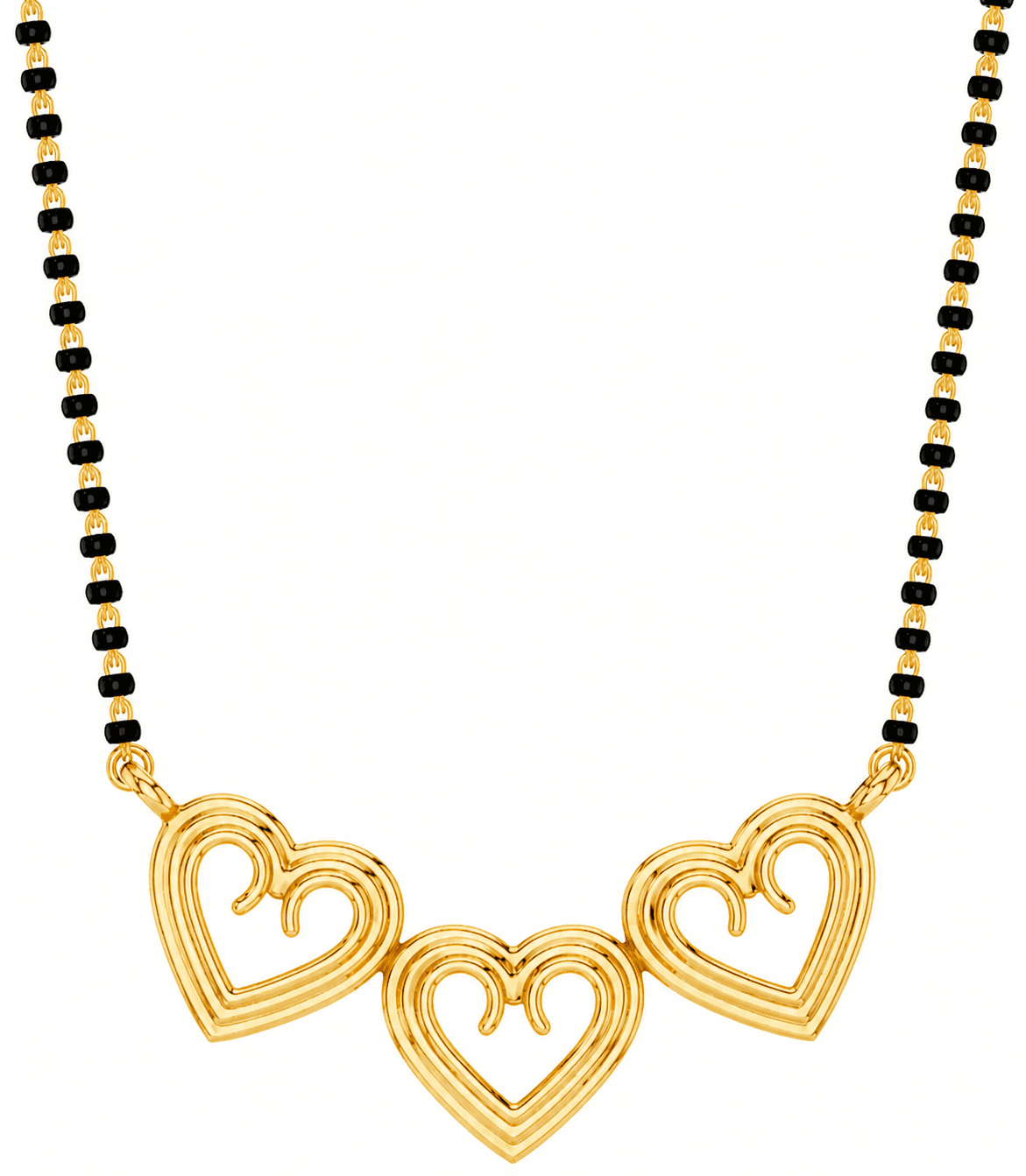 Trinity Heart Gold Mangalsutra