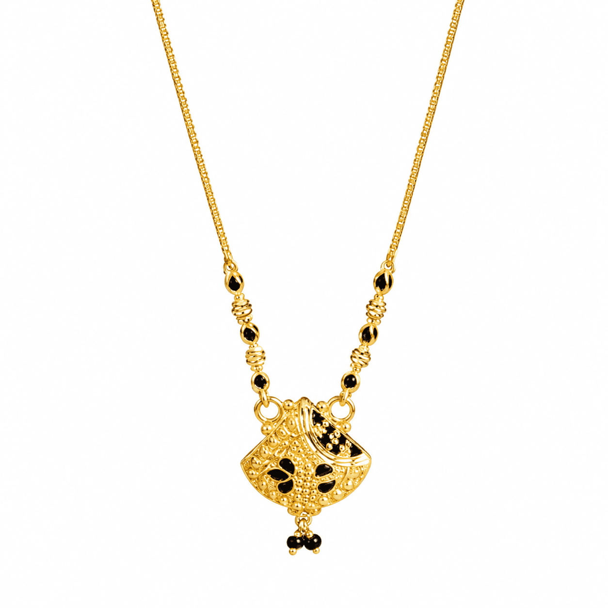 Rajsi Filigree Gold Mangalsutra Pendant