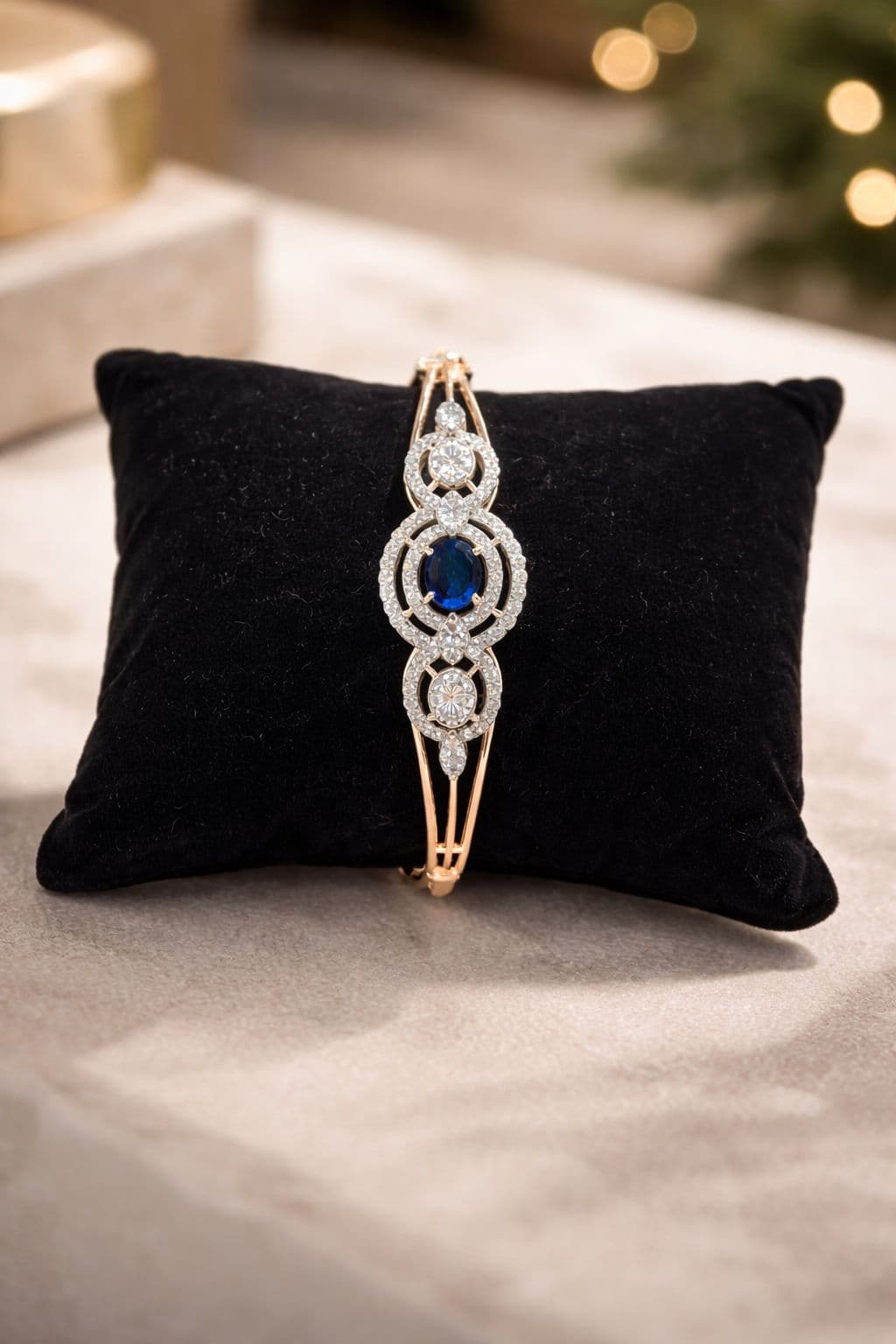 Royal Sapphire Diamond Bracelet