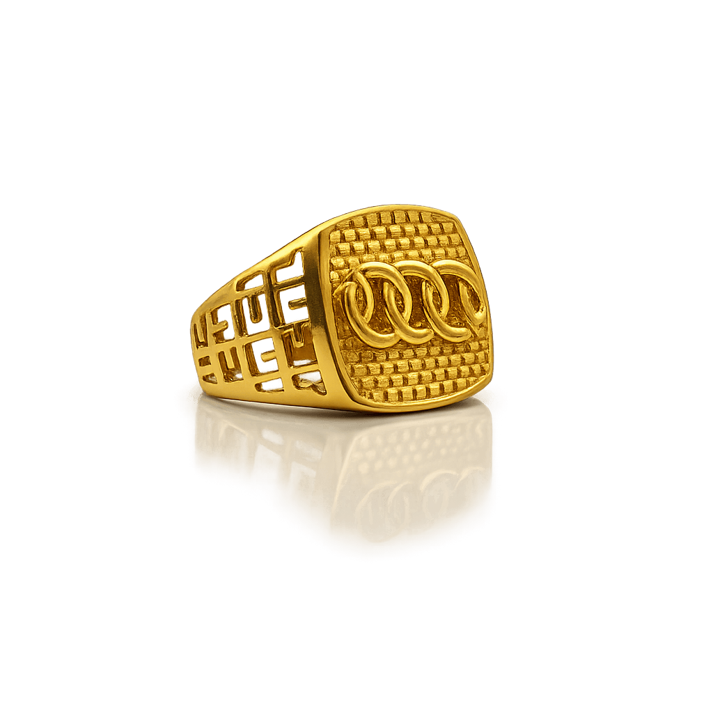 Royal gold ring
