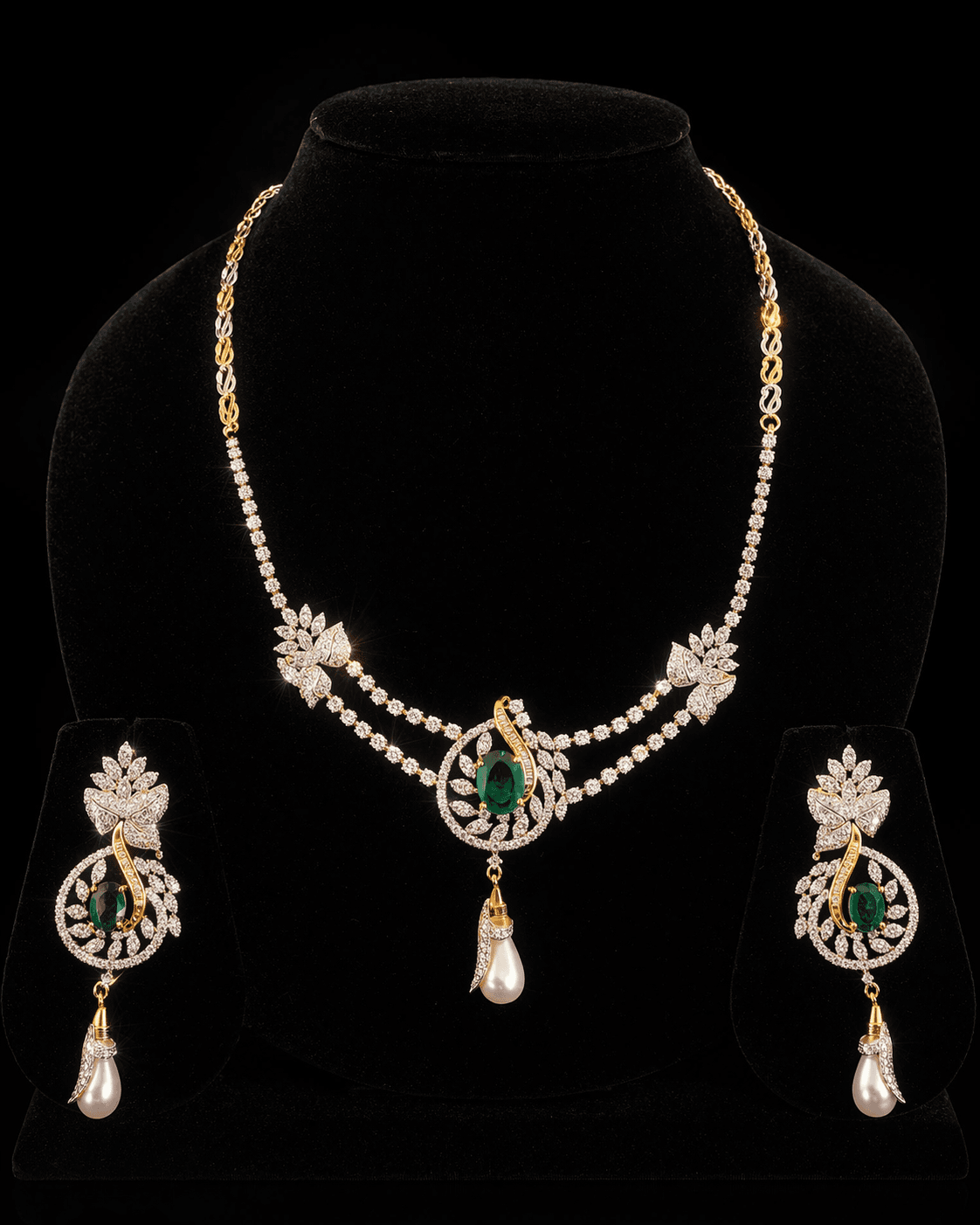 Zariya Emerald Pearl Royale Set