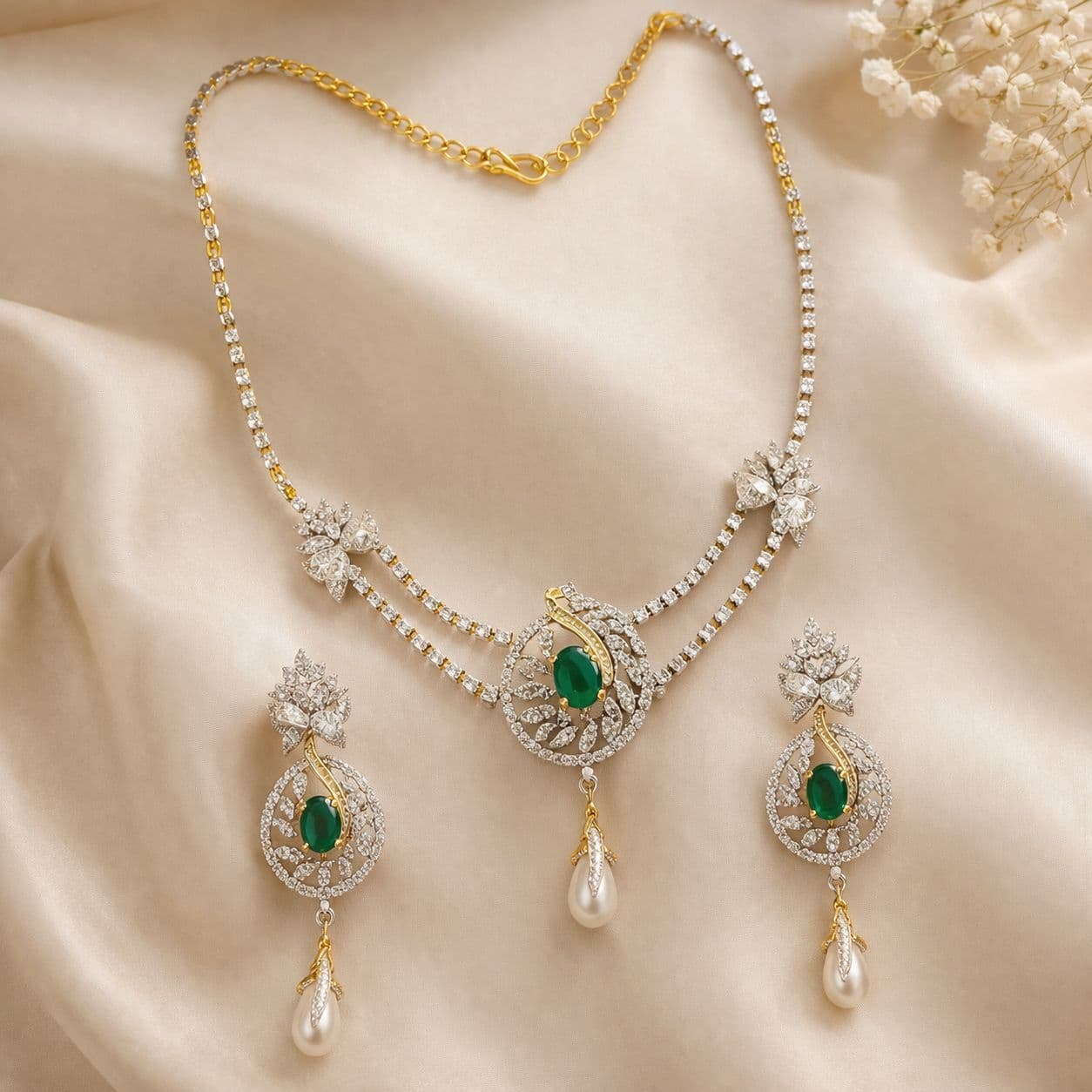 Emerald Cascade Royale Set